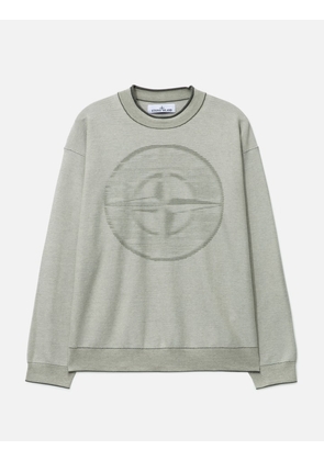 Blurred Emblem Knit Sweater