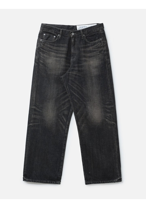 Washed Denim DP Wide Pants