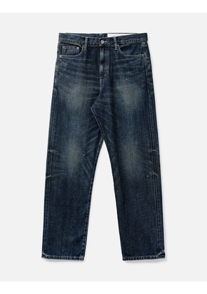 Washed Denim DP Basic Pants