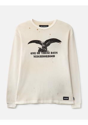 NH X OOTD . Waffle Fabric Crewneck Long Sleeve