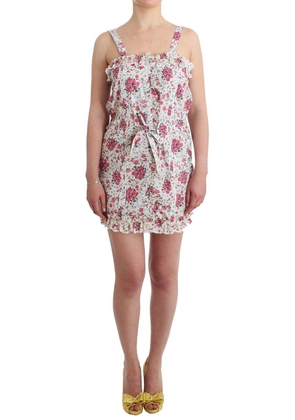 ERMANNO SCERVINO Women   Beachwear  Floral Beach Mini Dress Short - IT46