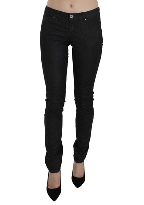 Costume National Black Low Waist Skinny Casual Denim Jeans - W30