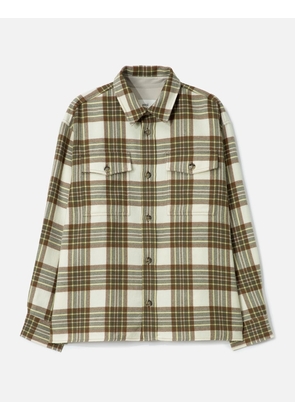 Checked Wool Overshirt