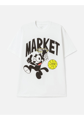 Market X Felix The Cat Dunking Tee Shirt