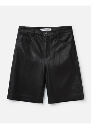 Kayce Leather Shorts
