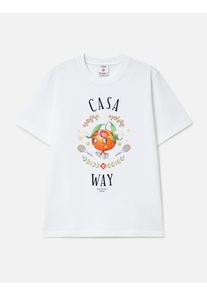 Casa Way Orange Mascot Short Sleeve T-Shirt