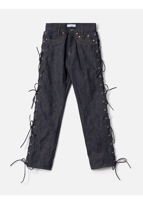 Rigid Biker Denim Pants