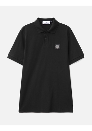 Slim-Fit Short-Sleeve Polo Shirt With Compass Patch