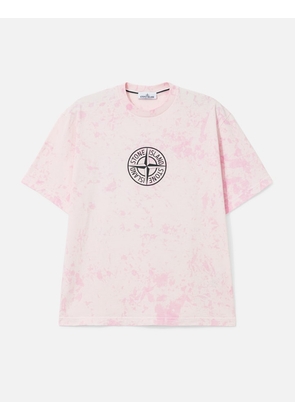 Combed Organic Cotton Jersey 'Paintball' Treatment Short Sleeve T-Shirt