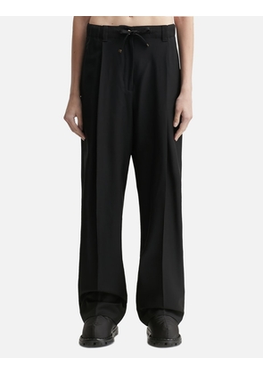 Wool Gabardine Tailored Trousers