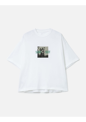 GOOPiMADE X TIGHTBOOTH “GTB-03T” Sand Riot Logo T-Shirt