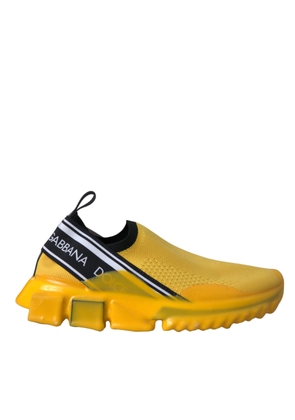 Yellow Sorrento Slip On Sneakers Women Shoes - EU35/US4.5