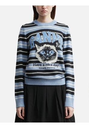 Graphic Wool Jumper