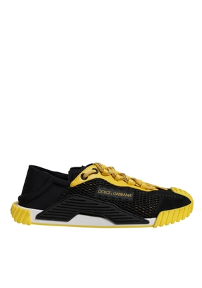 Black Yellow Low Top NS1 Sneakers Shoes - EU41/US8