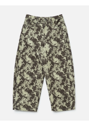 Distressed Effect Barrel Jeans