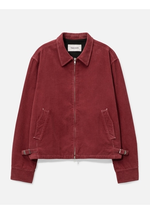 Garment Dyed Corduroy Zip Jacket