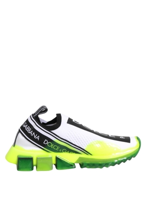 Dolce & Gabbana Black White Slip On Sorrento Sneakers Shoes - EU40.5/US10