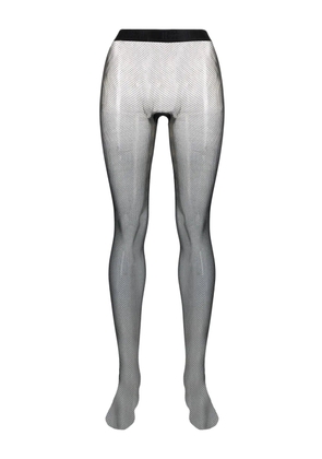 WOLFORD fishnet semi-sheer tights - S