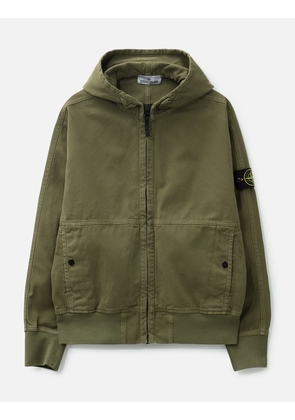 Garment Dyed Panama Zip-Up Hoodie