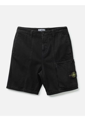 Organic Panama Cotton 'Old' Effect Comfort-Fit Cargo Trousers