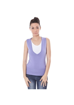 Purple Cotton Sweater - XL