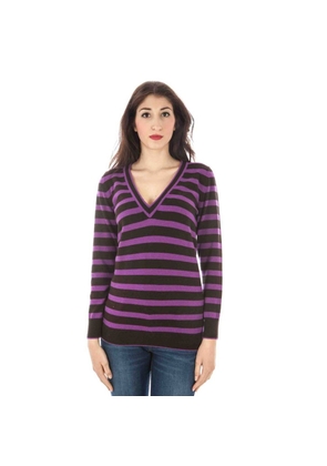 Purple Wool Sweater - M