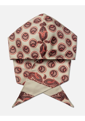 Paisley Silk Hoody Scarf