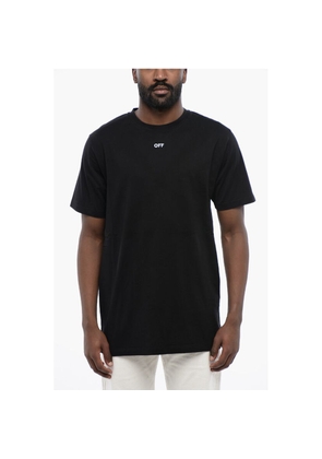 Off-White Black Cotton ARROW Crew-neck T-shirt - L