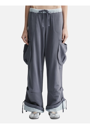 Utility Contrast Trim Jersey Pants