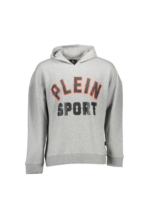 Gray Cotton Sweater - M