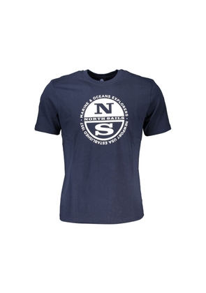 Blue Cotton T-Shirt - M