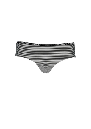 Karl Lagerfeld Black Elastane Swimwear - S