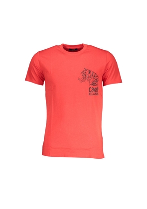 Red Cotton T-Shirt - L