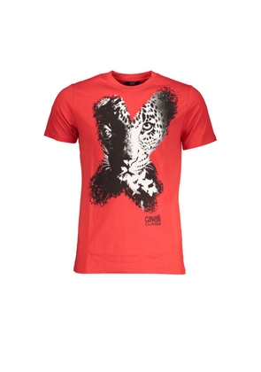Red Cotton T-Shirt - L