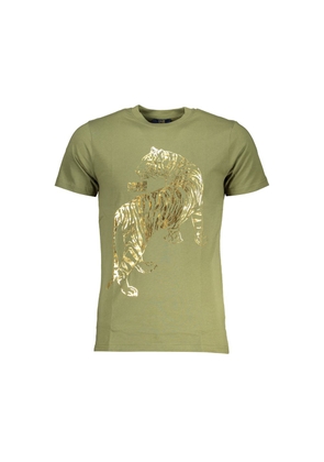 Green Cotton T-Shirt - L