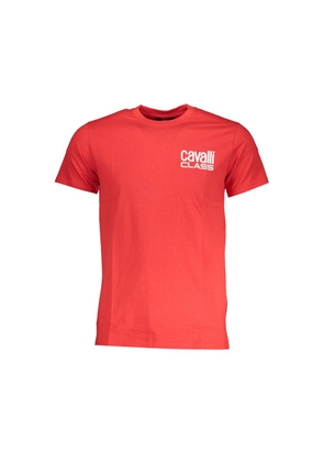 Red Cotton T-Shirt - L