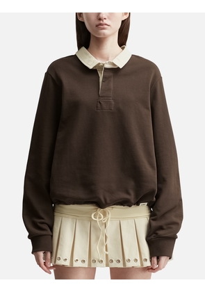 G Contrast Polo Long Sleeve