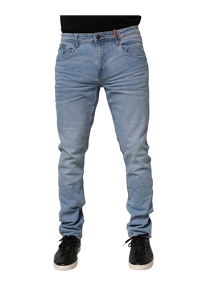 Blend Light Blue Twister Low Waist Slim Fit Men Denim Jeans - W34