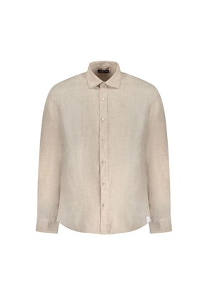 Beige Linen Shirt - L
