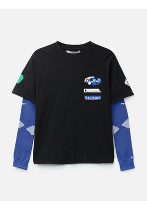 Piet F.C. Knitted Sleeve T-Shirt