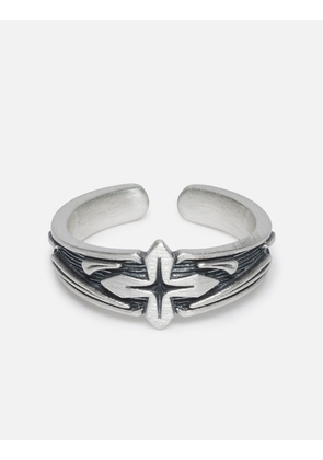 925 Silver Ring 006 - Antique Cross