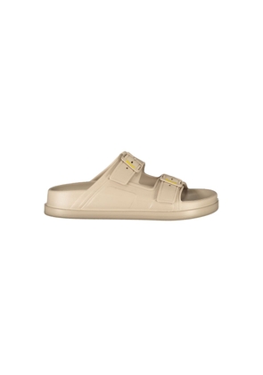Blauer Beige Polyethylene Sandal - EU37/US7