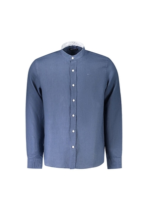 Blue Linen Shirt - L