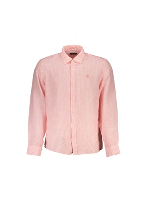 Pink Linen Shirt - M