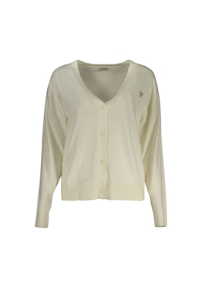 White Polyester Sweater - XS