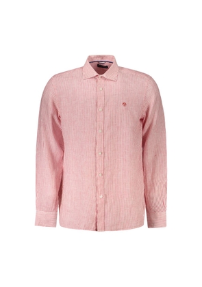 North Sails Red Linen Shirt - M
