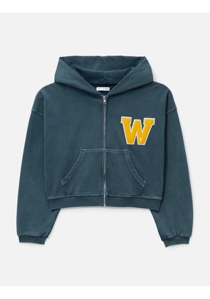 Varsity Zip Up Hoodie