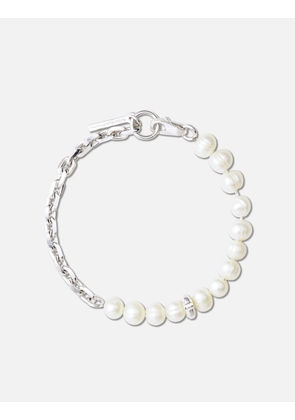 Chuck Nut W/ Freshwater Pearls Chain Bracelet