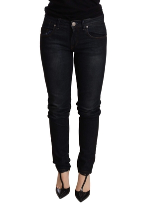 Acht Blue Washed Low Waist Skinny Denim Trouser - W27