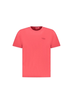 Red Cotton T-Shirt - M